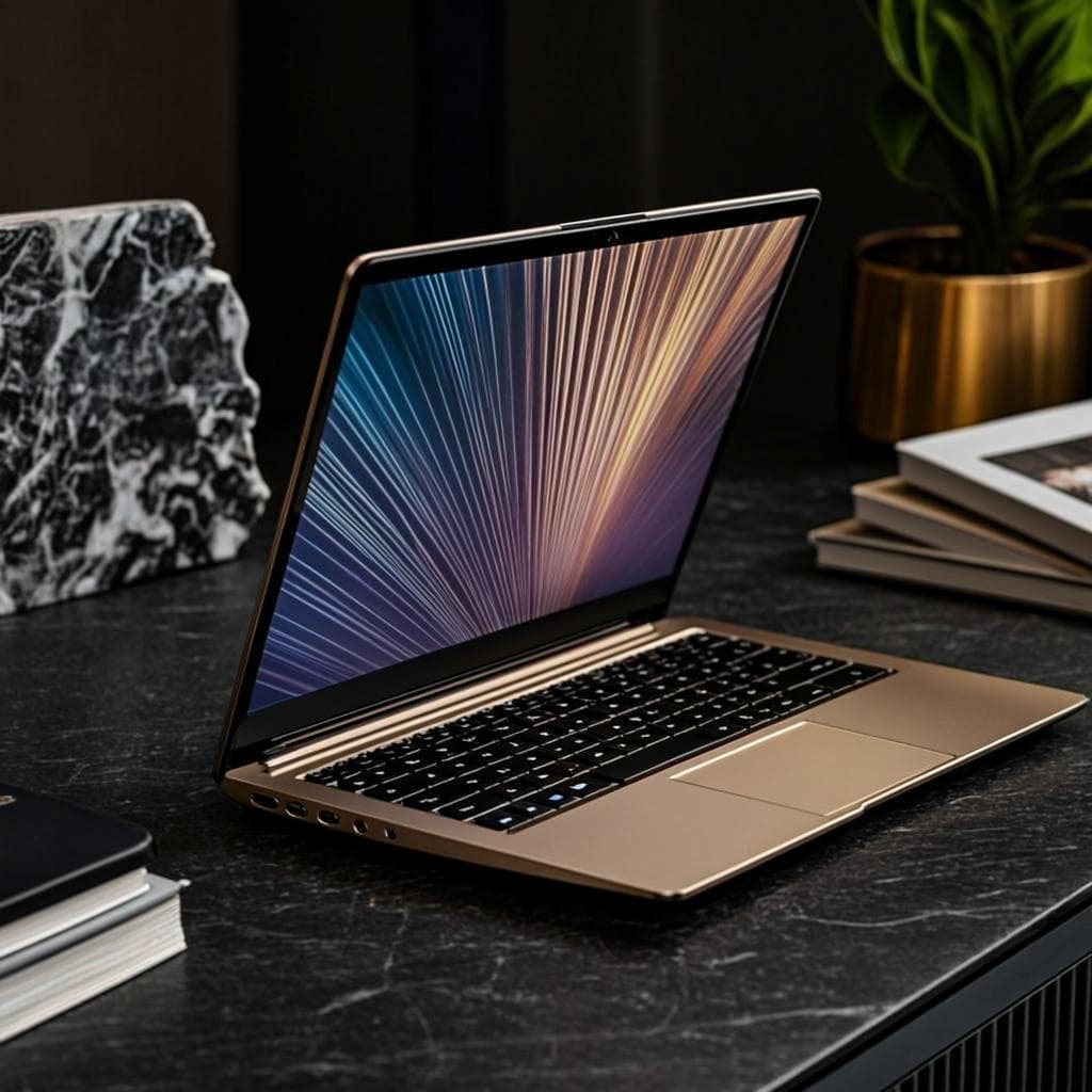 Laptop Sommet Or 24K Numéroté Or-Titane 32 Go / 1 To